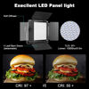 Picture of GVM Led Bi-Color Video Lights with APP Function, Variable CCT 2300K-6800K and 10%-100% Brightness with Digital Display for Video Studio Shooting, CRI97+ TLCI97 Led Light Panel +Barndoor