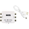 Picture of risingsaplings NTSC to PAL Converter Kit TV Converter from PAL to NTSC Bi-Directional TV System Converter Adapter with Two RCA Cables for TV, DVD Player, PS2 PS3 Xbox Game Consoles