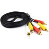 Picture of risingsaplings NTSC to PAL Converter Kit TV Converter from PAL to NTSC Bi-Directional TV System Converter Adapter with Two RCA Cables for TV, DVD Player, PS2 PS3 Xbox Game Consoles