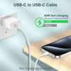 Picture of Long USB C to C Fast Charging Cable 10ft, 60W Type C to C Charger Cord for Apple iPhone 16 Pro Max/16/15 Plus/15 Pro Max, MacBook Pro 2021/2020/2019/2018,iPad 12.9/11 inch/Mini/Air 5/4,Samsung Galaxy