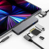 Picture of iPad Pro USB C Hub Adapter for iPad Pro 2024 M4 M2 M1,7-in-1 Hub with 4K@60Hz HDMI,3.5mm Jack,USB3.0,PD 60W,SD/TF Card Slot,iPad Air 4/5,iPad Mini 6,iPad Accessories