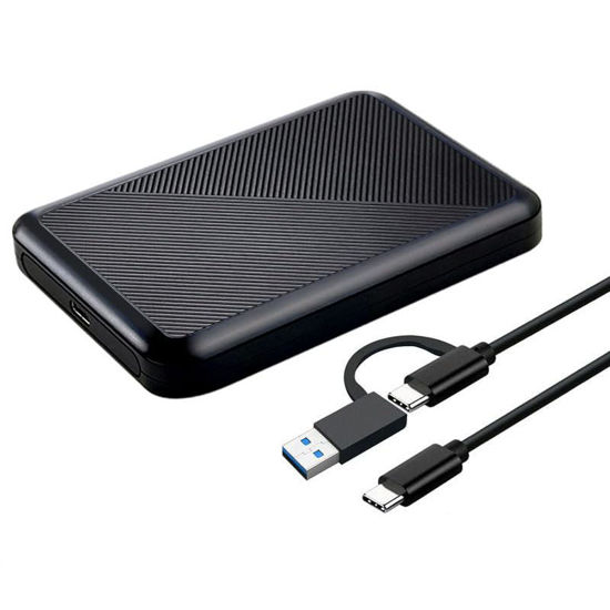 Picture of Tianken 250GB Ultra Slim Portable External Hard Drive USB 3.1 Type C HDD Storage for PC, Mac, Laptop, PS4, Xbox one