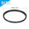 Picture of MECCANIXITY 62mm Star Lens Filter, Starburst Lens Filter 8 Points Star Camera Lens Filter for Night Scenery Glassworks