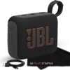 Picture of JBL Go 4 Portable Bluetooth Wireless Speaker, IP67 Waterproof and Dustproof Built-in Battery - Black - Boomph's Comprehensive Ultimate Performance Cloth Solution for Your On-The-Go Sound Experience