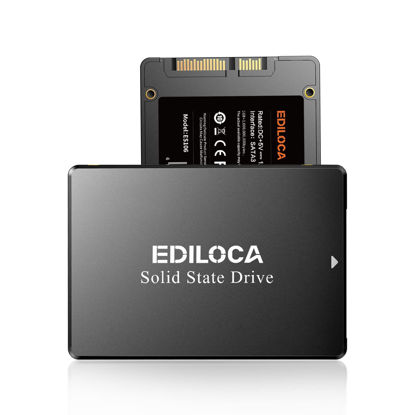 Picture of Ediloca ES106 1TB SSD SATA III 2.5" Internal Solid State Drive 3D TLC NAND Flash, Read up to 550MB/s, Upgrade PC or Laptop Memory and Storage