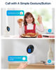 Picture of ZOSI 4K Pan/Tilt Smart Security Camera Indoor, Plug in 2.4/5GHz WiFi Camera, 2 Way Video, Motion Tracking, 8MP Baby/Pet Dog Monitor with Phone app, C519M8 360° View Home Cam, Cloud & SD Card Storage