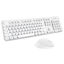 Picture of Wireless Keyboard Mouse Combo, 104 Keys Cute Colorful Keyboard with Number Pad & Mouse for Windows, Computer, PC, Notebook, Laptop (White)