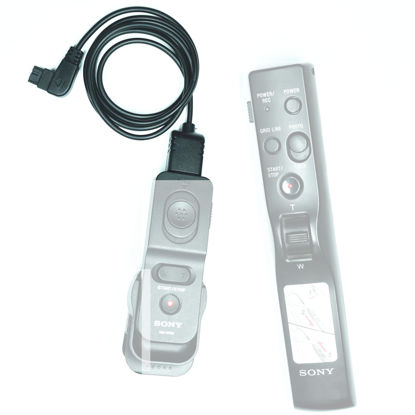Picture of vmc-mm1 to S1 for Tripod Handle Remote Control Data Control Release Cable Suitable vct-vpr1/vpr10/vpr100 (vmc-s1-1m) to A57 A580 A99 A77 A55 A65 a350 a550 a560 a900 a33 a35 a37
