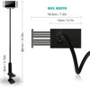 Picture of CLMCL Gooseneck Tablet Holder,Adjustable Tablet Holder Mount,Cell Phone Holder,Cell Phone Stand,Tablet Stand,Long Arm Bed Desk Bracket for cell phones and tablets 4-11 Inches Device (Black)