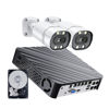 Picture of 8MP 4K Security Camera System, 8CH NVR Recorder with AI Face Vehicle Detection, UHD IP PoE Cameras with Color Night, Spk Work with Xmeye Pro for Home Business Surveillance, 1TB HDD (2 Camera Kit)