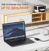 Picture of Siawclub USB Over Ethernet Extender to Rj45 Adapter for Cat 6/6e/5/5e UP to 50m/164ft, USB to Ethernet Adapter for Laptop, Compatible with Computers, Mobile Phones, Keyboards, U Disks, Printers