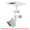 Picture of 2-in-1 Gutter Mount for Ring Solar Panel, Stick Up Cam Battery, Spotlight Cam Battery and Spotlight Cam Battery Plus/Pro, Perfect Angle to Get Adequate Sunlight for Your Ring Solar Panel - White