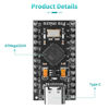 Picture of YELUFT 3pcs Pre-Soldered Pro Micro ATMEGA32U4 5V 16Mhz Development Board Microcontroller USB C Interface Compatible with Arduino IDE