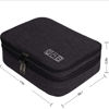 Picture of Trawila Electronics Organizer,Double Layer Travel Cable Organizer Bag,Digital Storage Bag Electronic Accessories Case for Cables, Adapters, Chargers, Wires, Flash Disk, Power Bank, Headphone (Black)