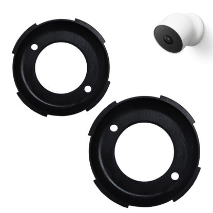 Picture of TEYOUYI Wall Mount for Google Nest Camera Replacement Part, Black, 2PCS