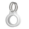 Picture of Belkin Apple AirTag Secure Holders with Key Ring - Durable, Scratch-Resistant Case with Open Face & Raised Edges - Protective AirTag Keychain Accessory for Keys, Pets, Luggage, & More - 2-Pack White