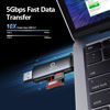 Picture of SD Card Reader, Micro SD Card Reader USB 3.0 Dual Slots, Portable Memory Card Reader for SD, SDXC, SDHC, Micro SD, MicroSDHC, MicroSDXC, Compatible with Laptop, iPhone 15 Pro/Max, Android, Camera