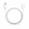 Picture of TechMatte Charging Adapter Electronic Cable Compatible with Apple Pencil 1st Generation, Male to Female Flexible Connector, Laptop (White-3 Feet)