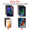 Picture of for Samsung Galaxy Tab S9 FE 10.9"/S9 11" Keyboard Case: 3 Zone 7 Colors Backlit Trackpad Keyboard for Galaxy Tab S9 FE 2023 - Detachable Smart Touchpad Wireless Keyboard Folio Tablet Book Cover