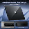 Picture of Soonjet for MacBook Pro 14 inch Case 2024-2021 M4 M3 M2 M1 Pro/Max [100% Clear, Refined Black] Protective Hard Shell Case Laptop Cover - Crystal Black