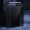 Picture of Soonjet for MacBook Pro 14 inch Case 2024-2021 M4 M3 M2 M1 Pro/Max [100% Clear, Refined Black] Protective Hard Shell Case Laptop Cover - Crystal Black