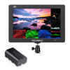 Picture of FEELWORLD T7 7 Inch DSLR Camera Field Monitor with F550 2200mAh Battery, with Histogram Peaking Focus False Colors 4K HDMI Input Output Full HD 1920x1200 Solid Aluminum Housing