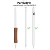 Picture of NIUTRENDZ 3 Pack Silicone Grip for Apple Pencil 2nd Generation & Apple Pencil (USB-C) Grip Ergonomic Design Protective Case Cover Sleeve (Beige + Khaki + Brown)