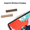 Picture of NIUTRENDZ 3 Pack Silicone Grip for Apple Pencil 2nd Generation & Apple Pencil (USB-C) Grip Ergonomic Design Protective Case Cover Sleeve (Beige + Khaki + Brown)
