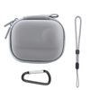 Picture of Flymile Small Carrying Case for Insta360 GO 3/GO 3S, PU Hard Shell Lens Cover Protection Storage Bag,Mini Travel Portable Bag with Carabiner&Wrist Strap Action Camera Accessories(Grey)