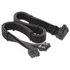 Picture of 12VHPWR 90 Degree Adapter for Corsair: PCIE 5.0 16AWG 600W 12VHPWR Adapter Dual 8 Pin PCIe to 16 Pin 12+4 Pin for RTX 4090 4080 3090TI 4070Ti Graphics Card GPU, ONLY for Corsair Power Supply (Type B)