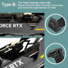 Picture of 12VHPWR 90 Degree Adapter for Corsair: PCIE 5.0 16AWG 600W 12VHPWR Adapter Dual 8 Pin PCIe to 16 Pin 12+4 Pin for RTX 4090 4080 3090TI 4070Ti Graphics Card GPU, ONLY for Corsair Power Supply (Type B)