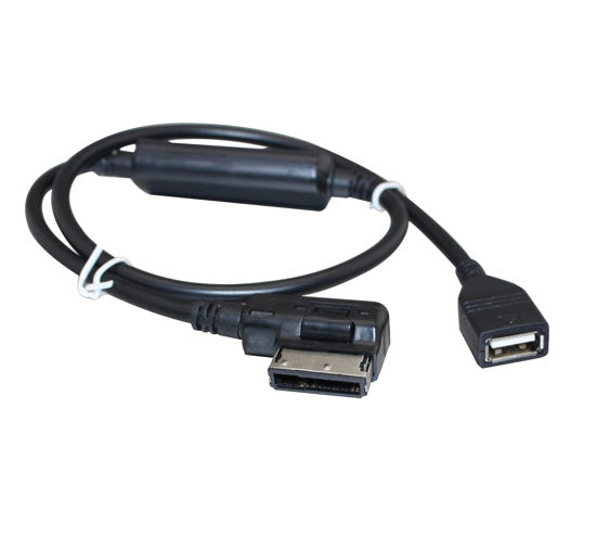 Picture of YONGJIANGXIA Aux Cable Compatible with Mercedes Benz 2010-2016 C CLS E G GL GLK S Class Compatible with iPod Iphone5 6 7 8 X Xs Max XR 11 12 13 Pro SE