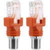 Picture of BERANMEY RF to RJ45 Converter Adapter, 2 Pack F Female to RJ45 Male Ethernet Adapter Coaxial Coupler Coax Straight Connector