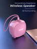 Picture of PEICHENG Speaker, Small Portable Bluetooth Wireless IPX5 Waterproof Shower Speaker,Loud Stereo Sound Deep Bass,Dual Pairing, RGB Lights,Long Playtime for Outdoor Party, Great Gift,1PC(Pink)