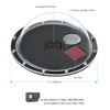 Picture of SOONSUN Waterproof Dome Port for GoPro Hero 5 Black Hero 6 Black Hero 7 Black Hero (2018) Camera, Underwater Dome Housing with Filters for GoPro Hero 5 6 7 Black, Built-in Red and 10x Close-up Filters