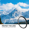 Picture of VILTROX 77mm MC UV Protection Camera Lens Filter, 18 Layer Multi Resistant Nano Coatings, HD/Hydrophobic/Scratch Resistant for Nikon, Canon, Fuji Cameras and More