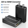 Picture of MISOTT SDI to HDMI Converter with SDI Loop Out, 1080P SDI HDMI Adapter Compatible with 3G-SDI/HD-SDI/SD-SDI, Auto Format Detection and Audio De-embedder