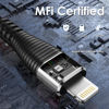 Picture of Extra Long iPhone Charger Cord 15FT, Apple MFi Certified USB A to Lightning Cable Braided Fast Charging Cord Compatible with iPhone14/13/12/11 Pro Max/Pro/XS Max/XS/XR/X/8 Plus/8/7/iPad/iPod/AirPods