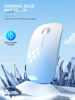 Picture of RAPIQUE Bluetooth Wireless Mouse - (BT5.1+USB) Dual Connectivity, Quiet Click, Low Power, and 1600 DPI, Portable Cordless Mouse for Laptop, MacBook Pro/Air, iPad (Gradient Sky Blue)