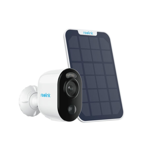 Picture of REOLINK 2K 3MP Solar Wireless Security Camera Outdoor, Spotlight Night Vision, 2.4GHz WiFi, Solar/Battery Powered Home Surveillance, Smart AI Detection, No Subscription, Local Storage, Argus 3E Kit