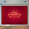 Picture of WOLADA 7x5FT Happy New Year Backdrop Red Christmas Backdrop New Year Home Decoration Kids New Year Photography Backdrop Christmas Backdrops for Photography Xmas Photo Booth Props 11725