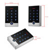 Picture of Security Door Access Control Keypad, RFID Keypad with ID Key Fobs, Stand-Alone Keypad, Support 2000 Users, Door Lock Keypad Controller, Garage Keyless Entry Pad, Zinc Alloy Metal, Weatherproof