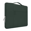 Picture of MOSISO Laptop Sleeve Compatible with MacBook Air 15 inch M2 A2941 2023 / Pro 15 A1990 A1707, 15 Surface Laptop 5/4/3, Dell XPS 15, HP Stream 14, Polyester Multifunctional Briefcase Bag, Midnight Green
