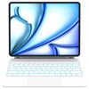 Picture of Otuoor Magic Keyboard Case for iPad Pro 12.9 inch(6th,5th,4th,3rd Gen), iPad Air 13 inch Case Keyboard (M2, 2024) with 7 Colors Backlight, Multi-Touch Trackpad, Magnetic Stand, Auto Sleep/Wake (White)