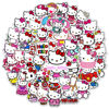 Picture of Kawaii Hello Kitty Stickers for Girl Water Bottle, 50pcs Cute Sanrio Cartoon Hellokitty Waterproof Vinyl Decal for Teen Kids Women Laptop Skateboard Phone Guitar Travel Case Bike