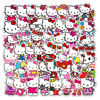 Picture of Kawaii Hello Kitty Stickers for Girl Water Bottle, 50pcs Cute Sanrio Cartoon Hellokitty Waterproof Vinyl Decal for Teen Kids Women Laptop Skateboard Phone Guitar Travel Case Bike