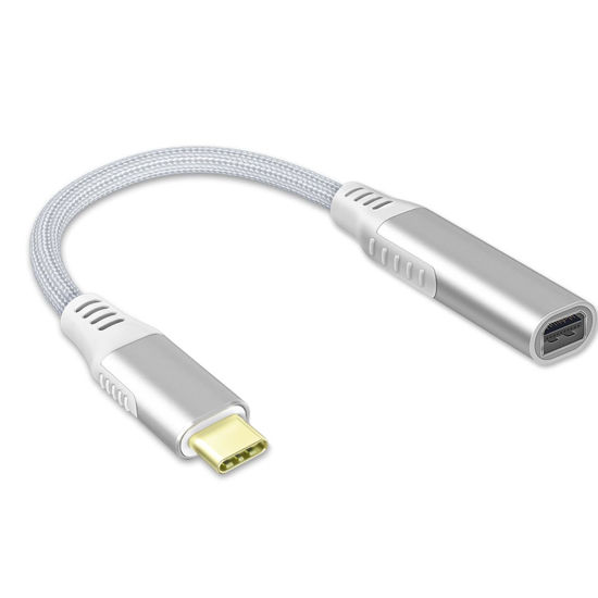 Picture of Jasput USB C to Mini DisplayPort Adapter,USB-C to Mini Displayport Cable 4K@60Hz & Nylon Compatible with MacBook Pro 2016-2023/Air,ChromeBook Pixel,IPad Pro2018-2020,Galaxy S8-S23 More