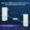 Picture of Outdoor Wireless Bridge, NICGIGA 5.8G 4KM Transmission WiFi Point-to-Point Wireless Ethernet Bridge Router, with 2 Gigabit RJ45 LAN Ports, 2-Pack CPE, Factory Pairing Without Setting, Plug and Play.