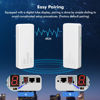 Picture of Outdoor Wireless Bridge, NICGIGA 5.8G 4KM Transmission WiFi Point-to-Point Wireless Ethernet Bridge Router, with 2 Gigabit RJ45 LAN Ports, 2-Pack CPE, Factory Pairing Without Setting, Plug and Play.
