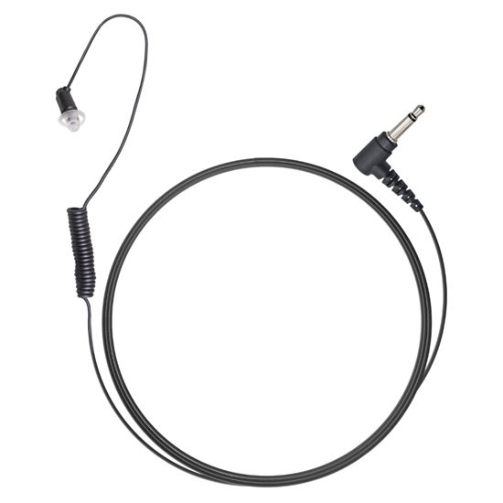 Picture of Sheepdog HDLO - Tubeless, Covert High Definition 3.5mm Police Listen Only Earpiece (HDLO-3.5-B), Designed for Law Enforcement and Military, Black, Wired